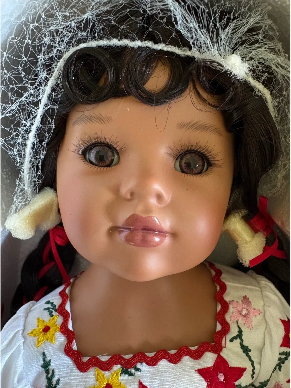 Donna RuBert Danbury Mint Rosaline El Grito de Independencia Porcelain Doll MIB